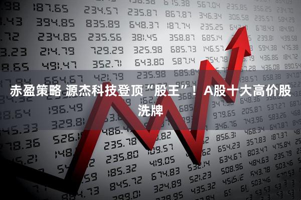 赤盈策略 源杰科技登顶“股王”！A股十大高价股洗牌